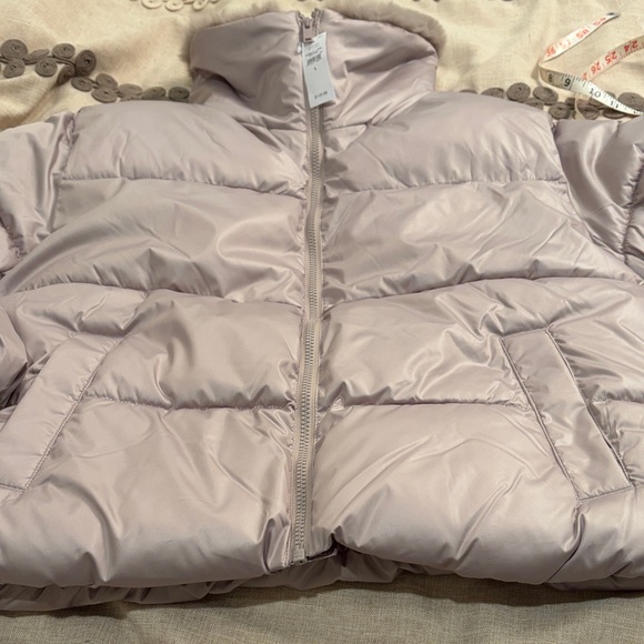 GAP Quail Relaxed Short Puffer Jacket/NWT/L - Picture 5 of 13